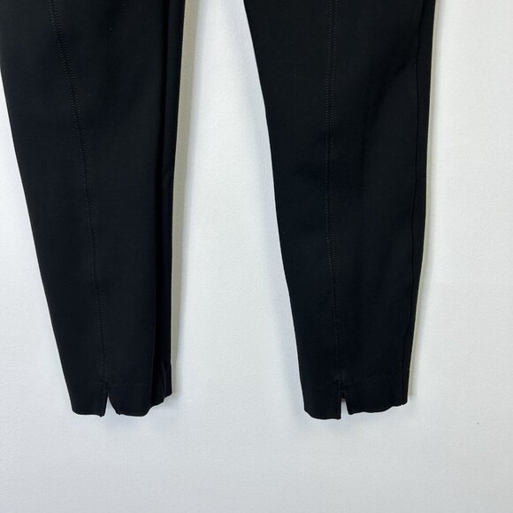 Spanx Pull On Perfect Pants Womens Size Medium Black Crop Back Seam - Picture 9 of 10